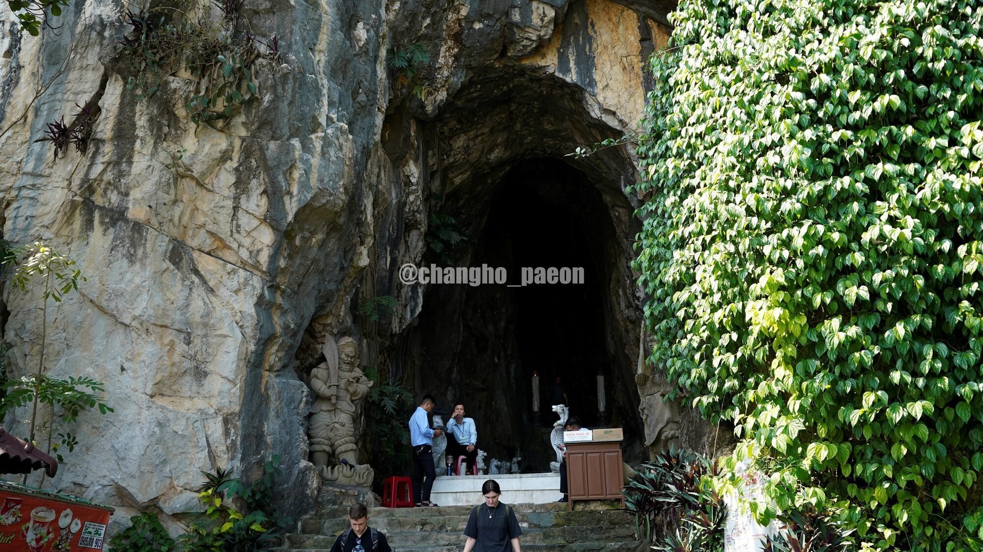 View of Marble Mountain in Da Nang