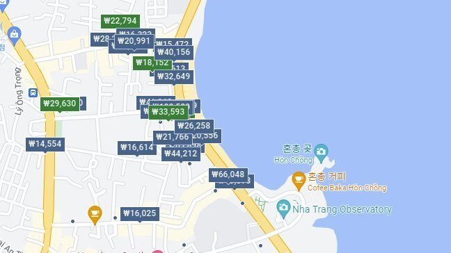 Hotels near Hon Chong promontory in Vinh Phuoc Nha Trang