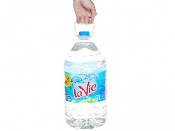 Vietnamese 1.5L water bottle with handle loop