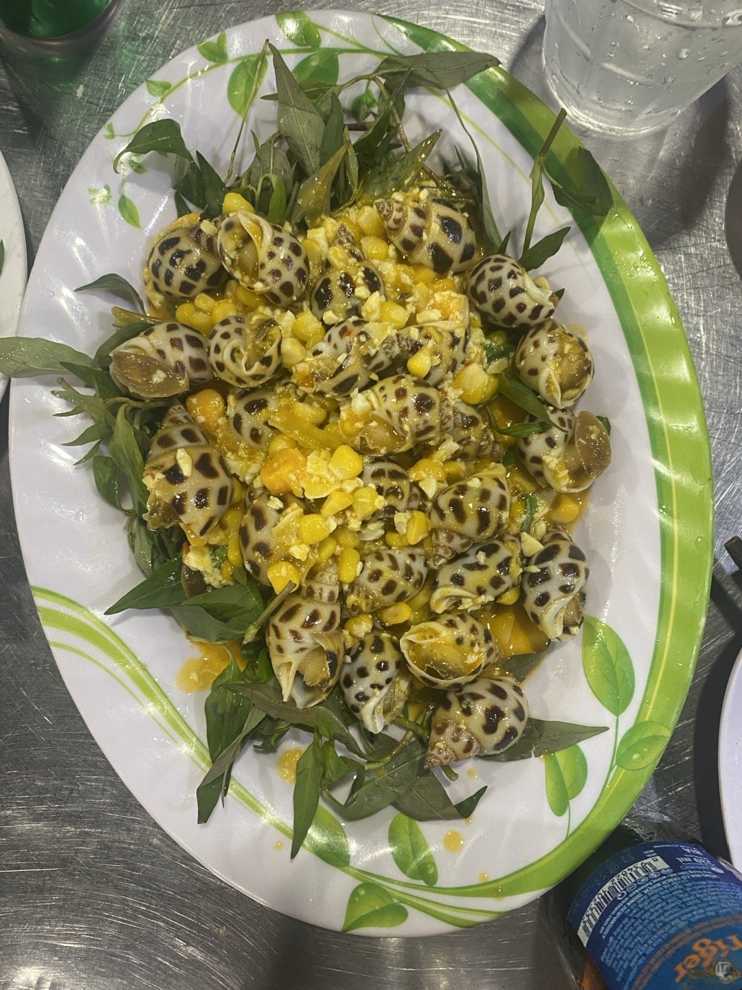 Grilled seafood dish on Vinh Khanh Food Street