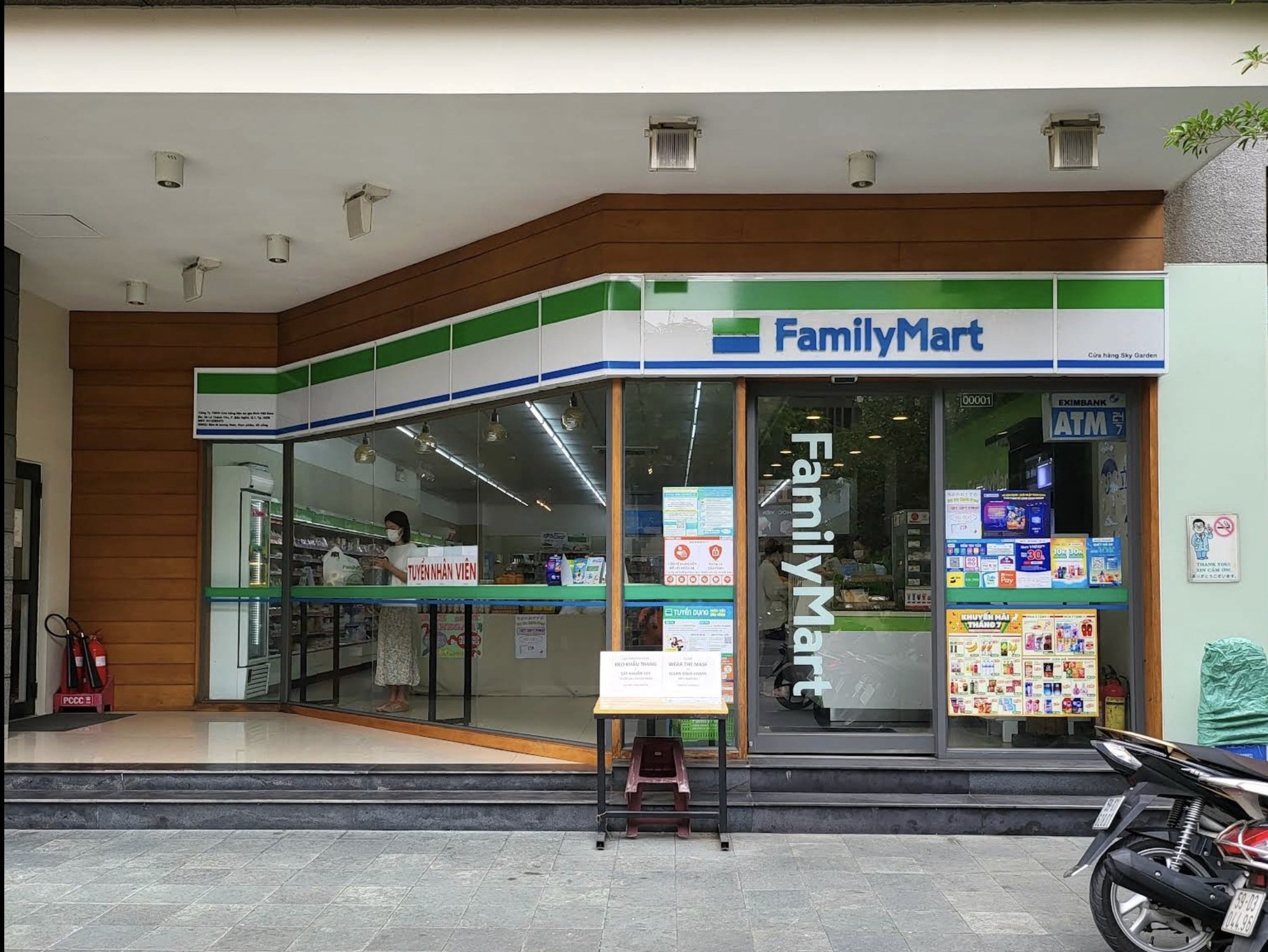 FamilyMart Vietnam convenience store interior